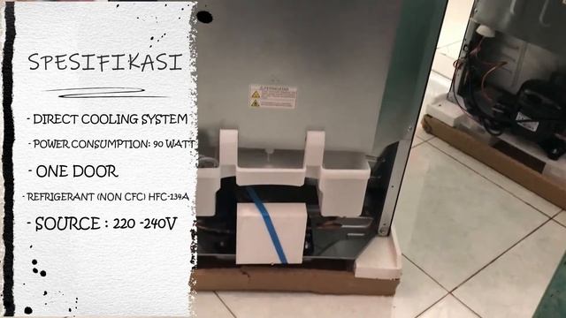 Review Kulkas Satu Pintu Sharp SJ-X197W-DW |Dengan Design Bunga Dandelion With Double Freezer смотреть онлайн