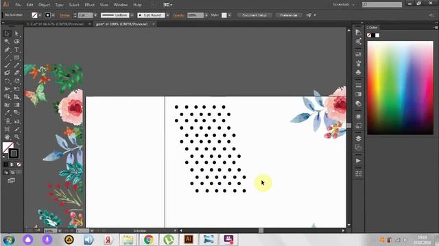 Как создать электронные странички для альбома/ Скрапбукинг/ Верстка в Иллюстраторе/ Love Story смотреть онлайн