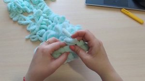 Корзинка из Alize puffy