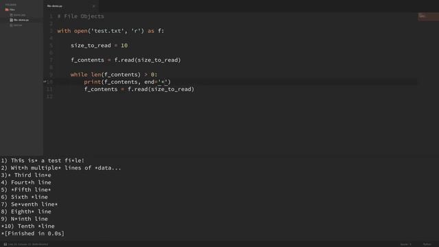 Python Tutorial - File Objects "Reading and Writing to Files" смотреть онлайн