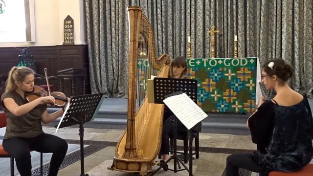 DEBUSSY - Sonata for FLUTE, VIOLA & HARP - City of London - 2 смотреть онлайн