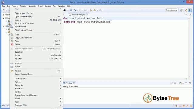 How to Create Java 9 Modules in Eclipse смотреть онлайн
