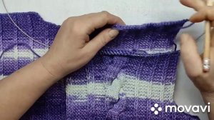 #Как закрыть горловину# #Вяжем горловину легко и быстро#