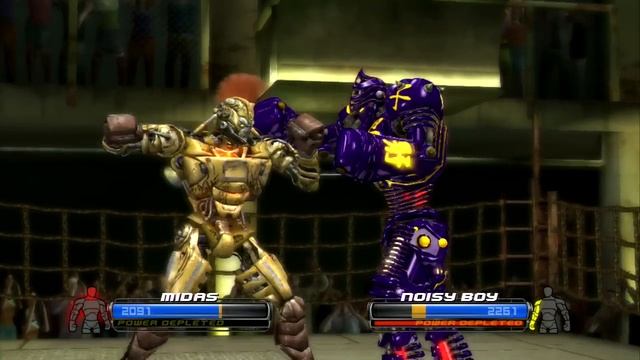 Real Steel the game (Живая сталь Xbox360/PS3) Midas vs Noisy boy смотреть онлайн