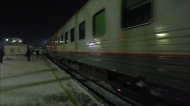 "Ночной экспресс" ЭП2К-216 с пассажирским поездом № 72Е "Демидовский экспресс" смотреть онлайн