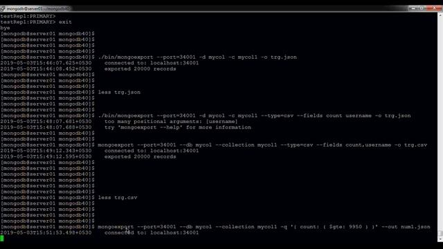 mongodb backup examples смотреть онлайн