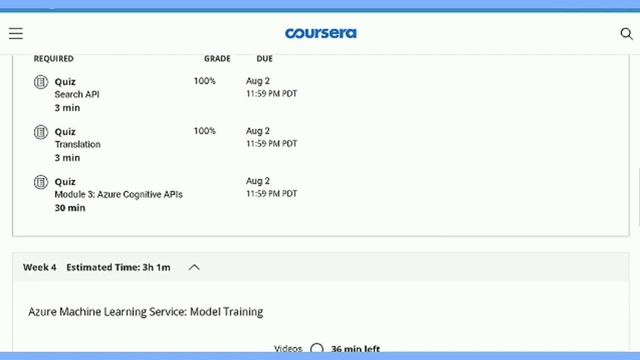 Developing AI Applications on Azure Coursera Quiz Answers | Free Online Course with Free Certificat смотреть онлайн