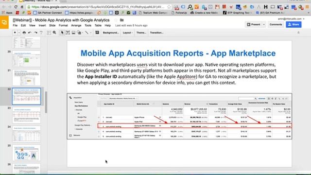 [USA] Mobile App Analytics with Google Analytics Webinar смотреть онлайн