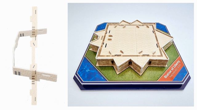 Statue Of Liberty 3D Puzzle By CubicFun® - Step By Step