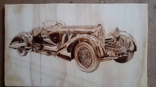 Mercedes-Benz SSK pirograbado. смотреть онлайн