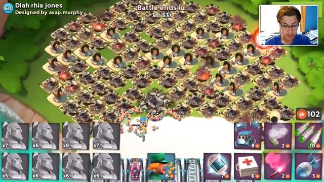Boom Beach CRAZY All Boom Cannon Base!! INSANE Blackguard NPC Base Builder #6 смотреть онлайн