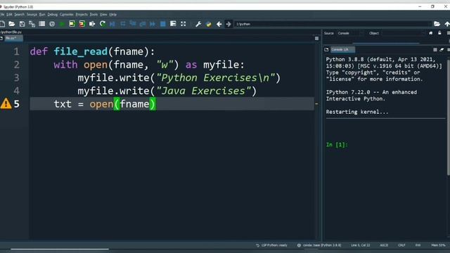 Python program to append text to a file and display the text смотреть онлайн