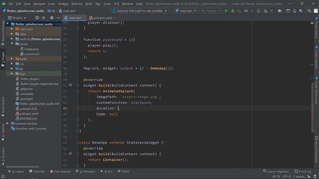 Splash Screen Example with Sound | Android | iOS | Flutter Tutorials смотреть онлайн