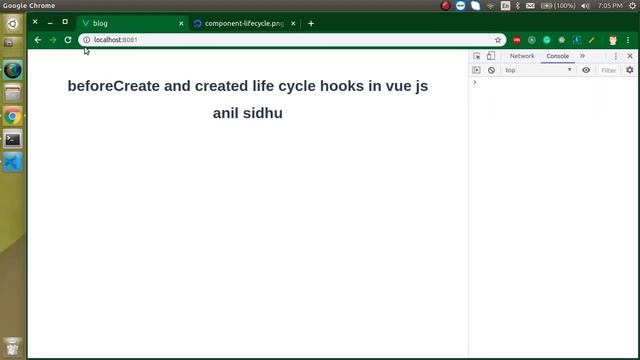 Vue js tutorial for beginners #19 beforecreate and created life cycle methods смотреть онлайн