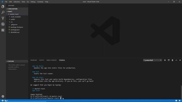 React Crash Course | 2 Creating a Project using NPM смотреть онлайн
