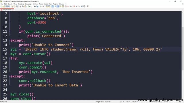 rowcount Property in Python (Hindi) смотреть онлайн