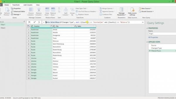Power Query Tips&Tricks - Ошибки Возникающие При  Фильтрации 1