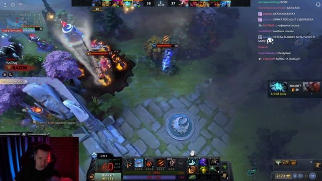 Как проиграть непроигрываемое с актерами в главных ролях Головач | LenaGolovach Best Moments Dota 2