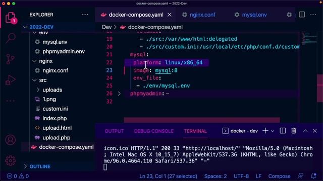 Under 10 Seconds Install PHP 8.1, MySQL 8, Nginx & PHPMyAdmin. Using Docker & Docker Compose смотреть онлайн