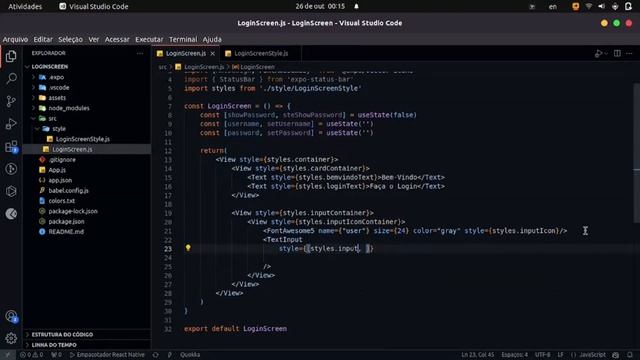 Como criar uma tela de Login com React Native (LoginScreen) смотреть онлайн