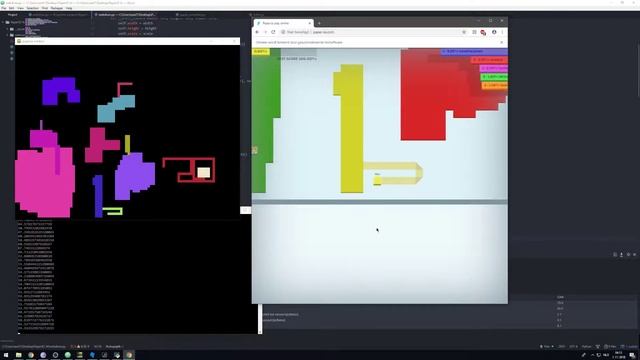 Cheating paperIO with python. смотреть онлайн