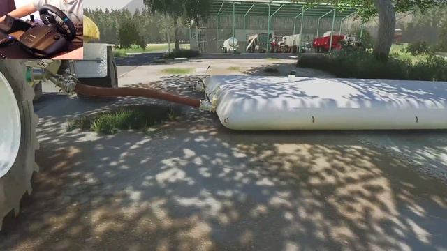 Farming Simulator 19 | Ultra Realistic | Spreading slurry from slurry bag, Wheat harvesting смотреть онлайн