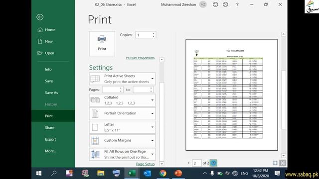 Configure worksheets and workbook for distribution, Computer Science Lecture | Sabaq.pk смотреть онлайн