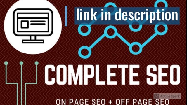 I will do complete SEO of your site for 1st-page ranking on google смотреть онлайн