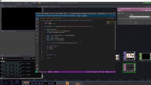 OpenCV multiple face tracking in TouchDesigner смотреть онлайн