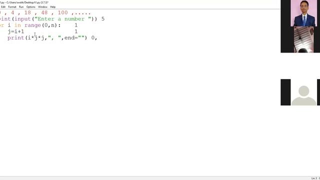 Print 0, 4, 18, 48, 100..| Python | C.B.S.E. and I.C.S.E | Abhijit Mitra смотреть онлайн