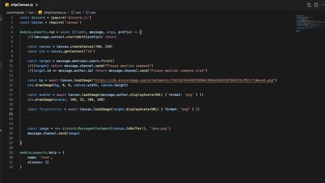 [NEW] HOW TO MAKE A SHIP COMMAND USING CANVAS | DISCORD.JS | #80 смотреть онлайн