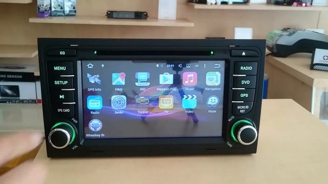 Navigatie Audi A4 (2002-2008) cu Android 6.0 смотреть онлайн