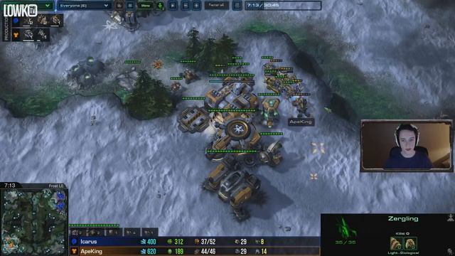 StarCraft 2 Coaching: Zerg vs Terran Mech (Diamond League) смотреть онлайн
