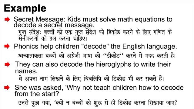 Decode Meaning in Hindi/Decode ka Matlab kya Hota hai смотреть онлайн