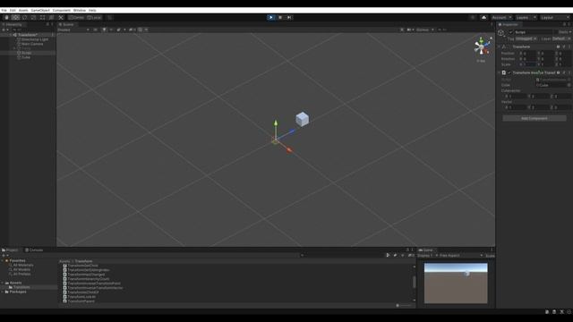 Unity C#. Transform InverseTransformPoint. Справочник. Мусин Михаил. смотреть онлайн