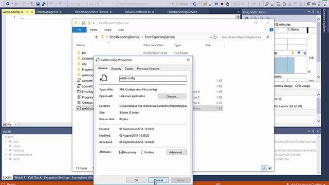 OWASP Top 10 Threats 2017 in .Net C#: 8.2 Insecure Deserialization Part 2 (Short version) смотреть онлайн