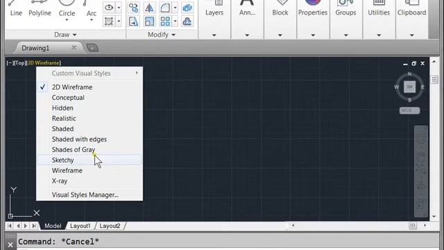 C00102 Interface Layout AutoCAD 2014 Tutorial смотреть онлайн