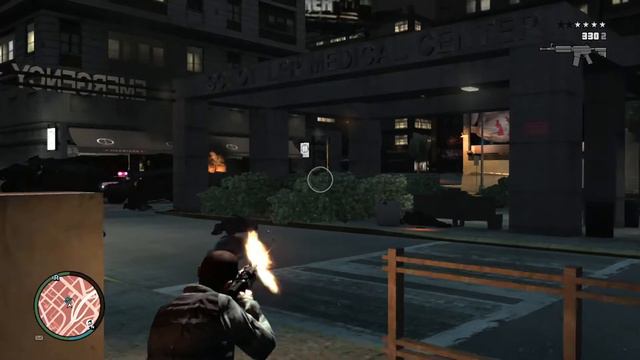 Xbox 360 GTA IV Crazy Man Kill Police смотреть онлайн