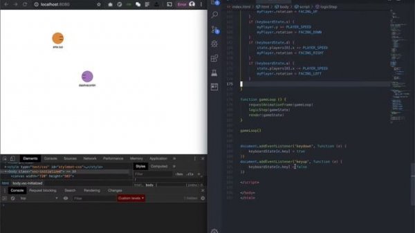 Making an Online Multiplayer Browser Game in 1h during HackUPC