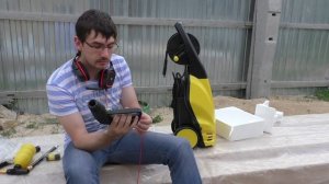 Настоящий обзор автомойки Huter W165-AR. Тест на грязи.