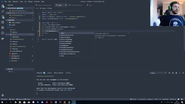 Building CardGame in ReactJS #3 - Displaying the card смотреть онлайн