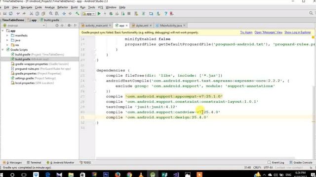 TimeTable App Tutorial E1.0 - Designing the Main Activity Layout! (Android 2.3) смотреть онлайн