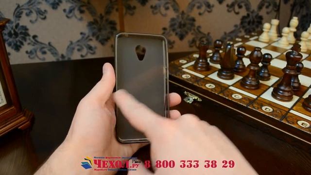 Полимерная из силикона панель-чехол-накладка для Meizu M2 mini 5.0" черная смотреть онлайн