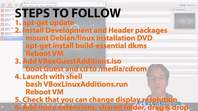 VBoxGuestAdditions.iso ● Virtual Box Guest Debian 9 Stretch ● Errors Solved смотреть онлайн