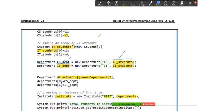OOP WEEK 12 Clip 6 Aggregation in Java Example continue смотреть онлайн