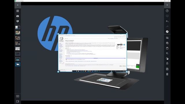 HP Sprout Pro G2 – Stage WorkTool | HP Support смотреть онлайн