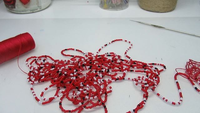 Жгут из бисера! Узор сакура! смотреть онлайн