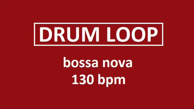 Simple bossa nova 130 BPM drum loop смотреть онлайн