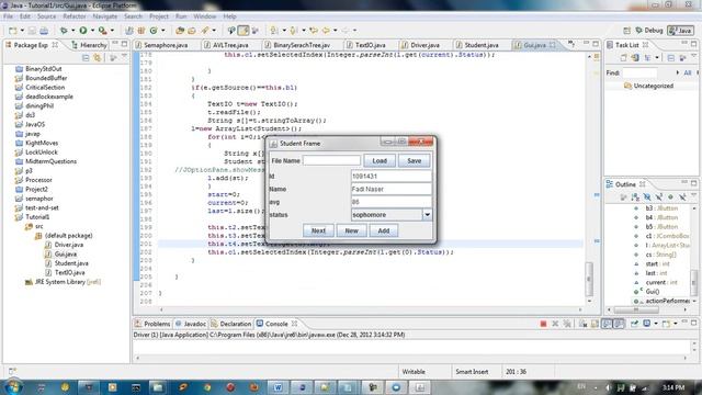 Java-GUI-IO-Eclipse part 2 смотреть онлайн