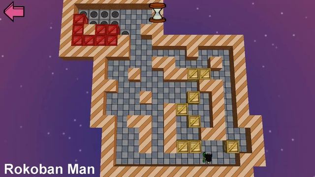 Sokoban (Boxxle) Level 99 played on Rokoban for Windows. смотреть онлайн